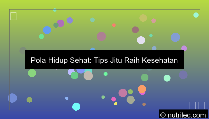 pola hidup sehat