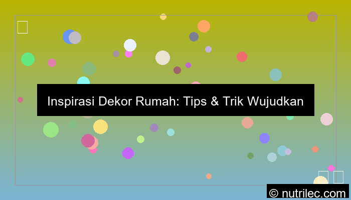 inspirasi dekor rumah