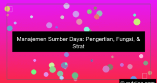 manajemen sumber daya