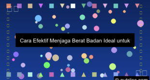 menjaga berat ideal