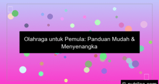 olahraga untuk pemula
