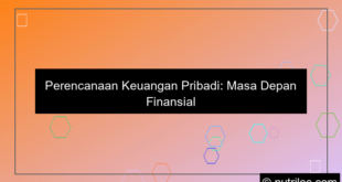 ilustrasi perencanaan keuangan pribadi