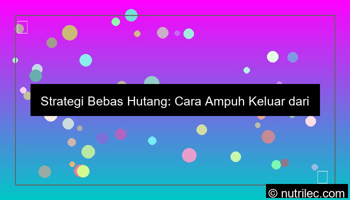 gambar strategi bebas hutang