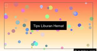 ilustrasi tips liburan hemat