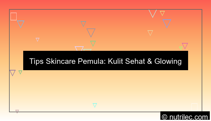 grafik tips skincare pemula