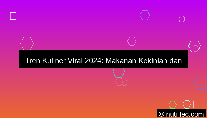 tren kuliner viral