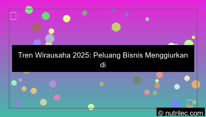 tren wirausaha 2025